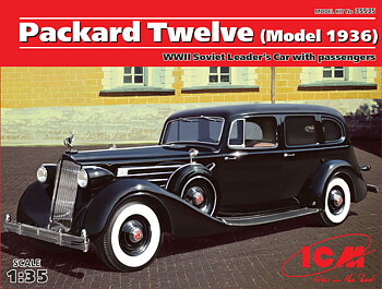 Packard Twelve 1936 WWII Soviet Leader's car w. figures 1/35