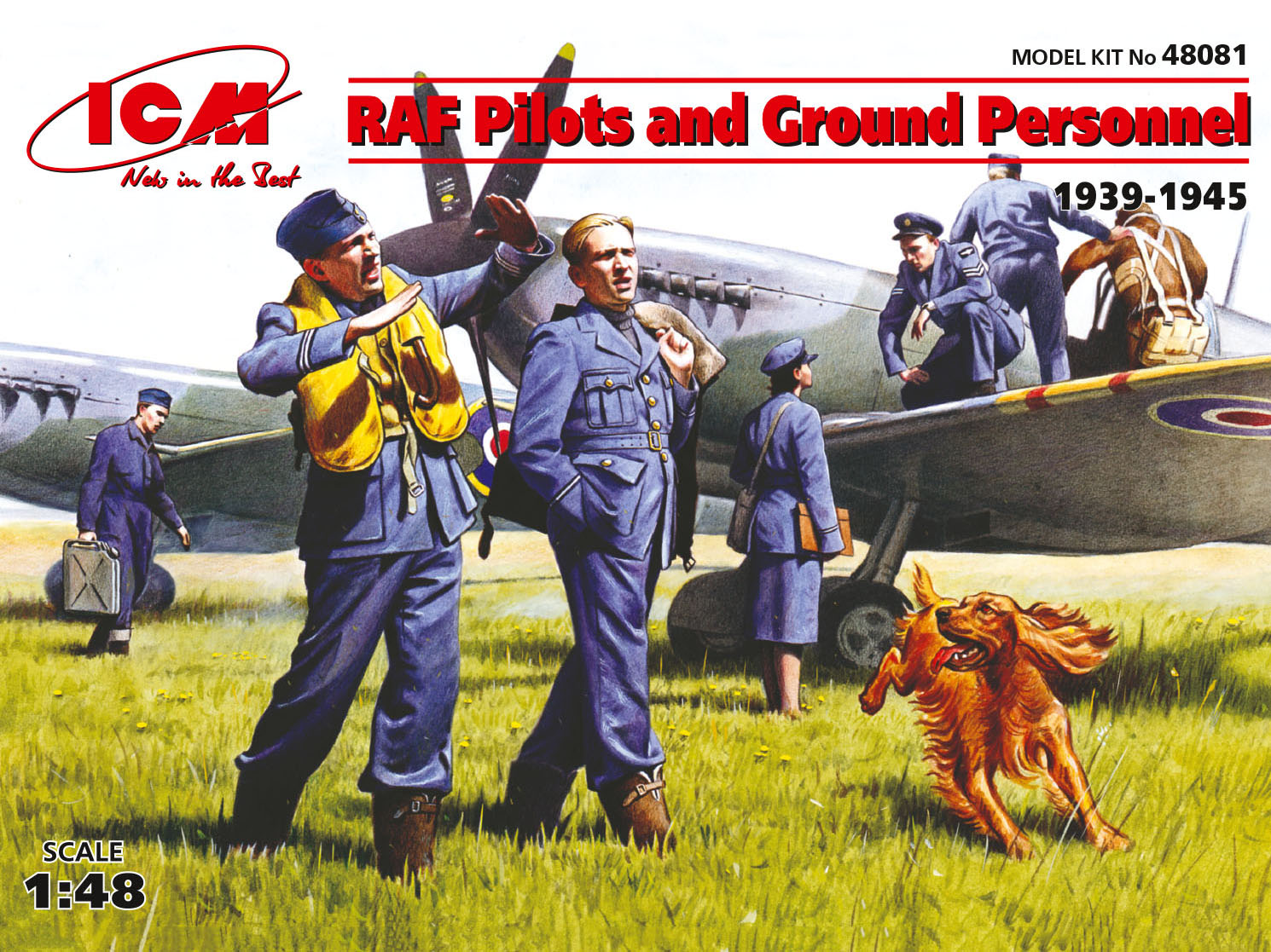 RAF Pilots and Gorund crew (1939-45) 1/48