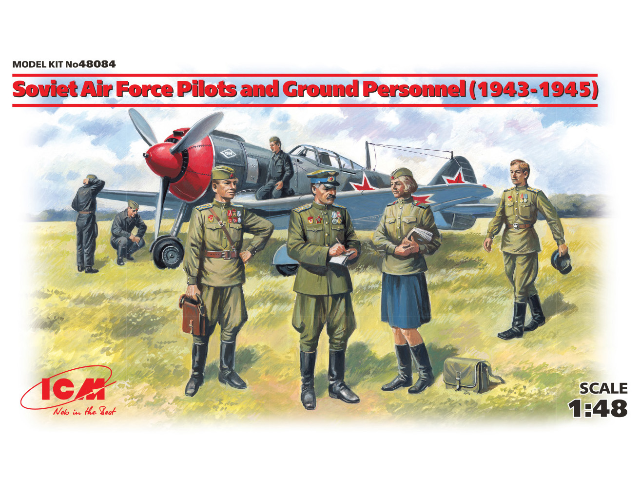 Soviet Pilots and Ground Crew (1943-45) 1/48