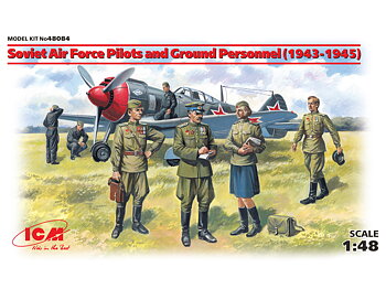 Soviet Pilots and Ground Crew (1943-45) 1/48