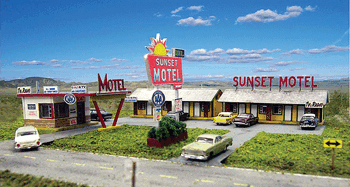 Sunset Motel, Lasercut