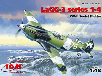 LaGG-3 Series 1-4 WWII Soviet Fighter 1/48