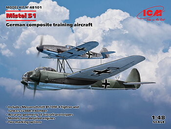 Mistel S1 German composite training aircraft 1/48