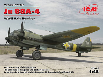 Ju 88A-4 WWII Axis Bomber 1/48