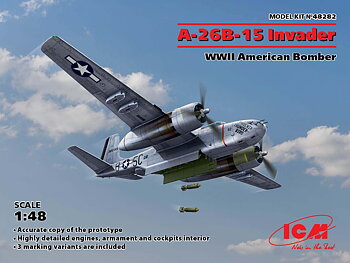A-26B-15 Invader WWII American Bomber 1/48