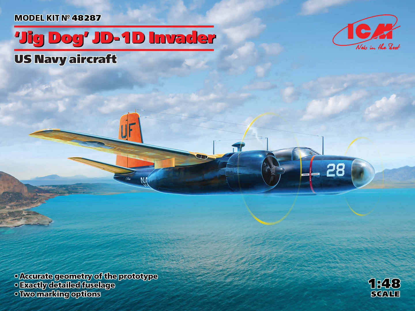 JD-1D 'Jig Dog' Invader US Navy Aircraft 1/48