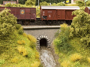 Kulvert, 2st med extra stödmur