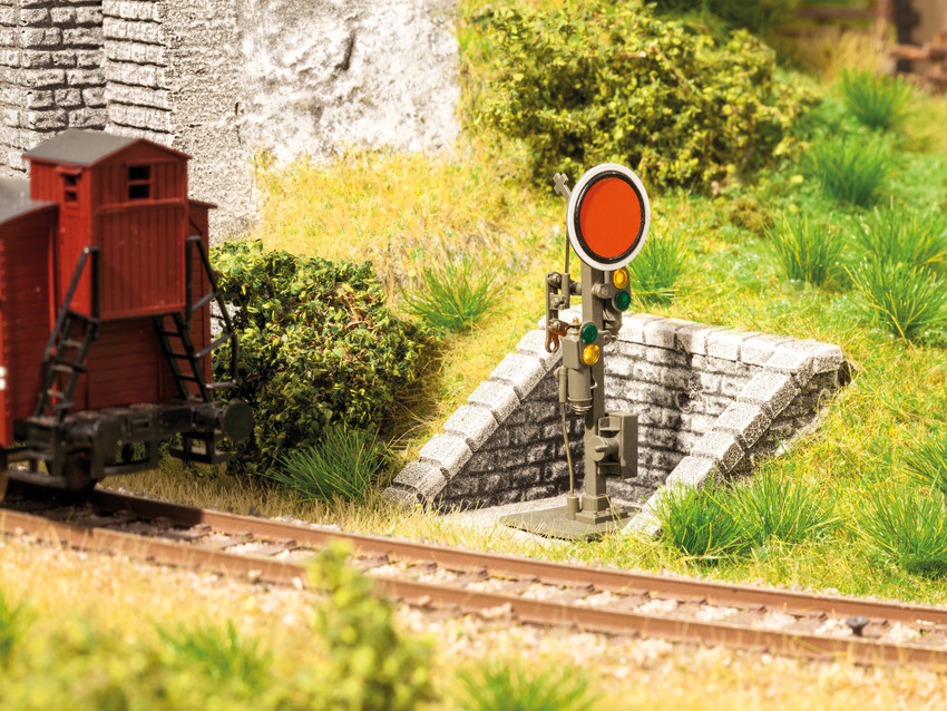 Stödmur till signal, H0 - 2
