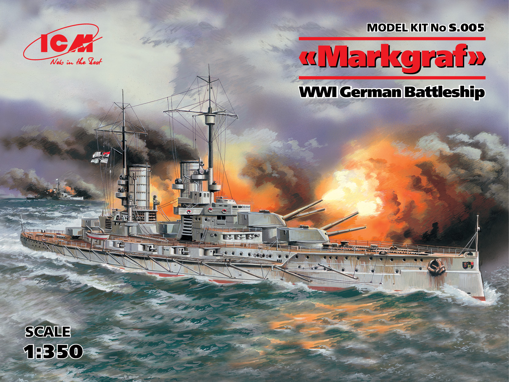 Markgraf, WWII German Battleship 1/350