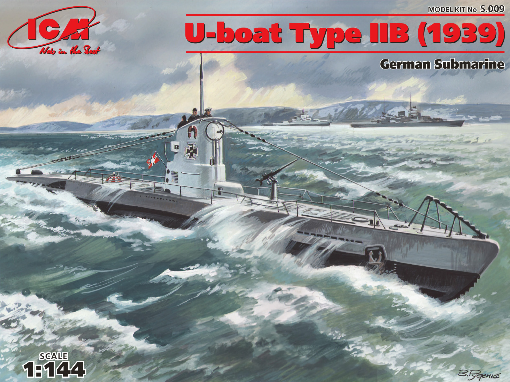 Tysk Ubåt IIB 1939 1/144