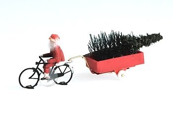 Tomten är ute cyklar!