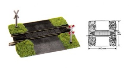 Järnvägsövergång, obevakad
