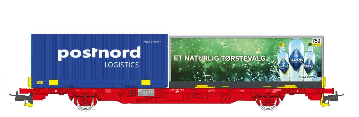 Godsvagn Lgns 42 76 443 2146-0, Farris/PostNord