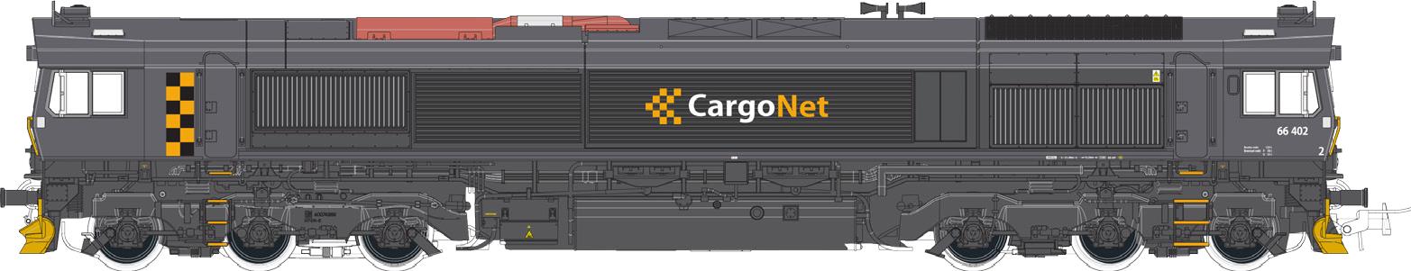 Diesellok, C66, Cargo Net 66402