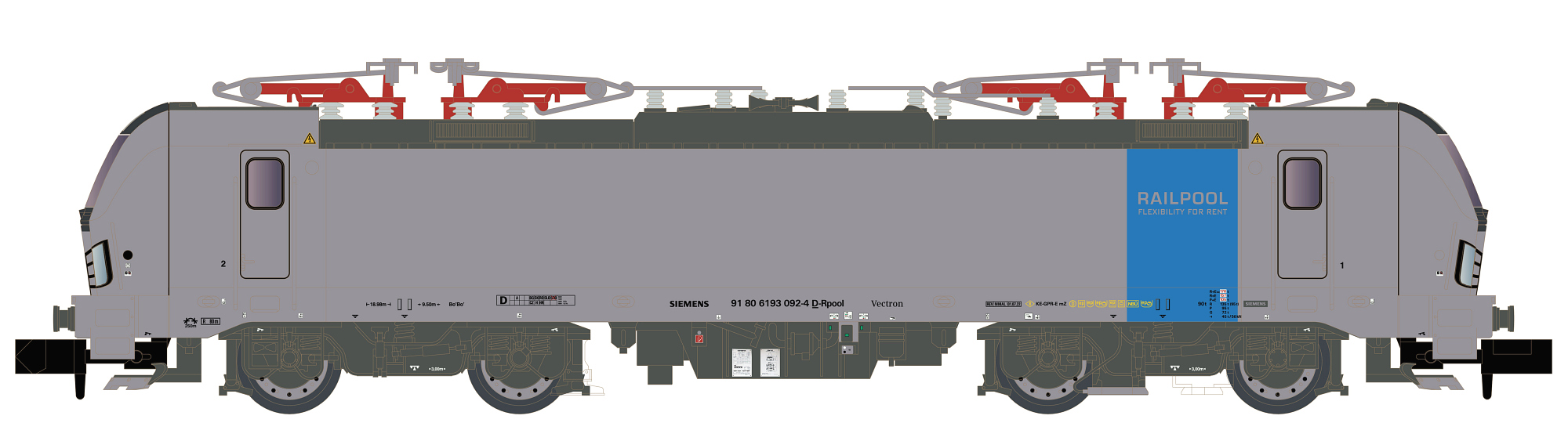 Ellok BR 193 Vectron Railpool,