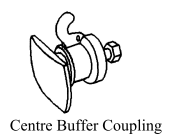 Centrumbuffert, m/ koppelkrok, 1:19 (4st/fp) - 3