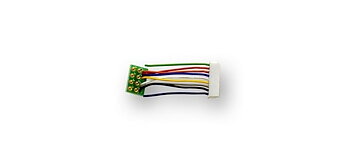Dekoderkablage Digitrax 9-pin till NEM652, kort kabel