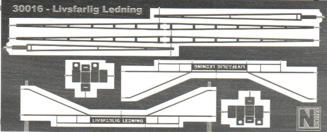 Livsfarlig ledning, m. järnstolpar