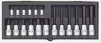 NYCKELSATS INSEX 1/4+1/2 18 DELAR