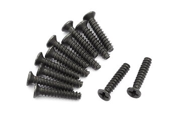 Skruv försänkt 2.3x12mm, Slyder 1/16