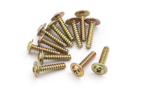 Skruv m. krage 2.6x12mm, Slyder 1/16