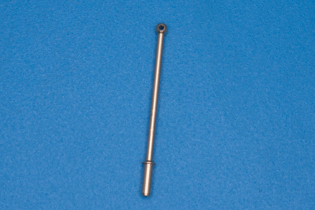 Relingsstolpe, l=15mm, dia 1mm mässing, st