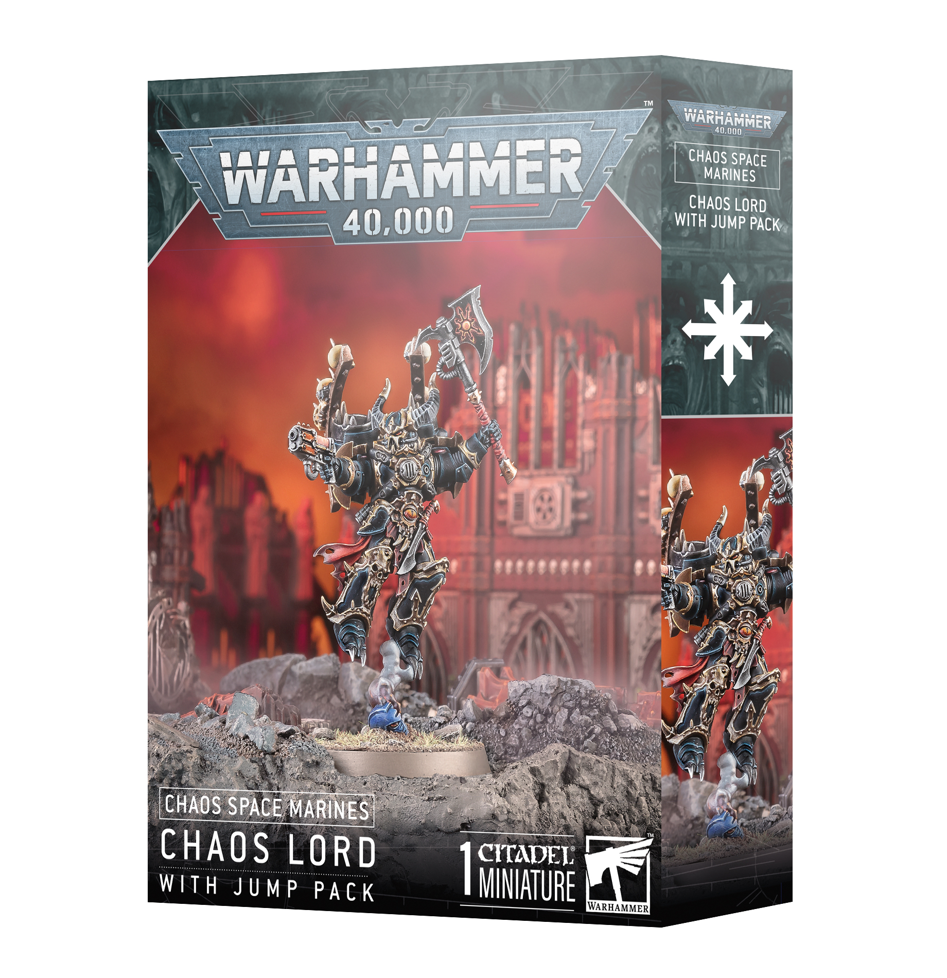 Chaos Space Marines: Chaos Lord w. Jump Pack