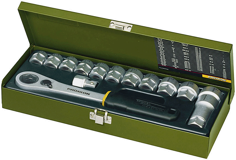 Specialhylssats, 14 delar, 13-27mm