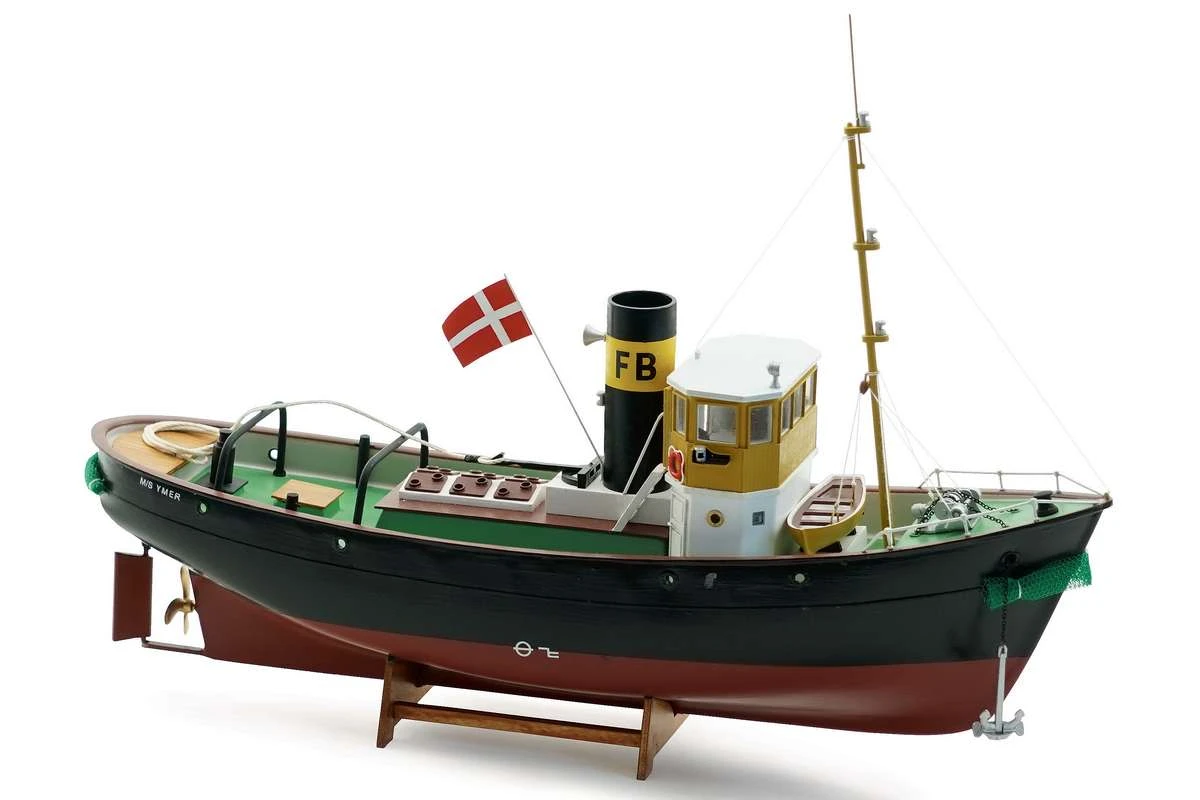 YMER , wooden construction kit w. plastic hull(1:60)