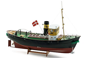 YMER , wooden construction kit w. plastic hull(1:60)