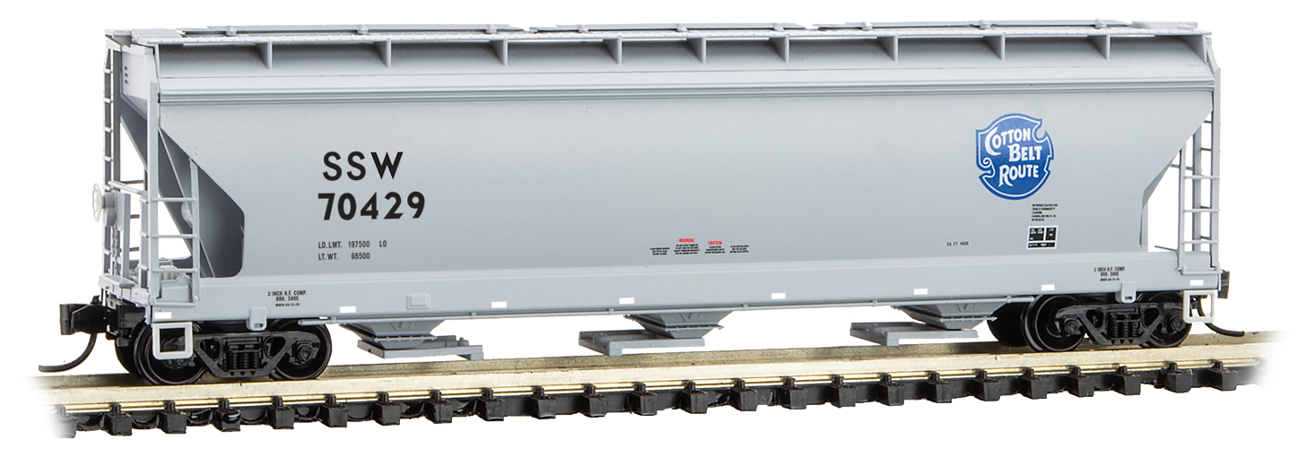 Covered hopper 3-bay 'Cotton Belt' SSW #70429