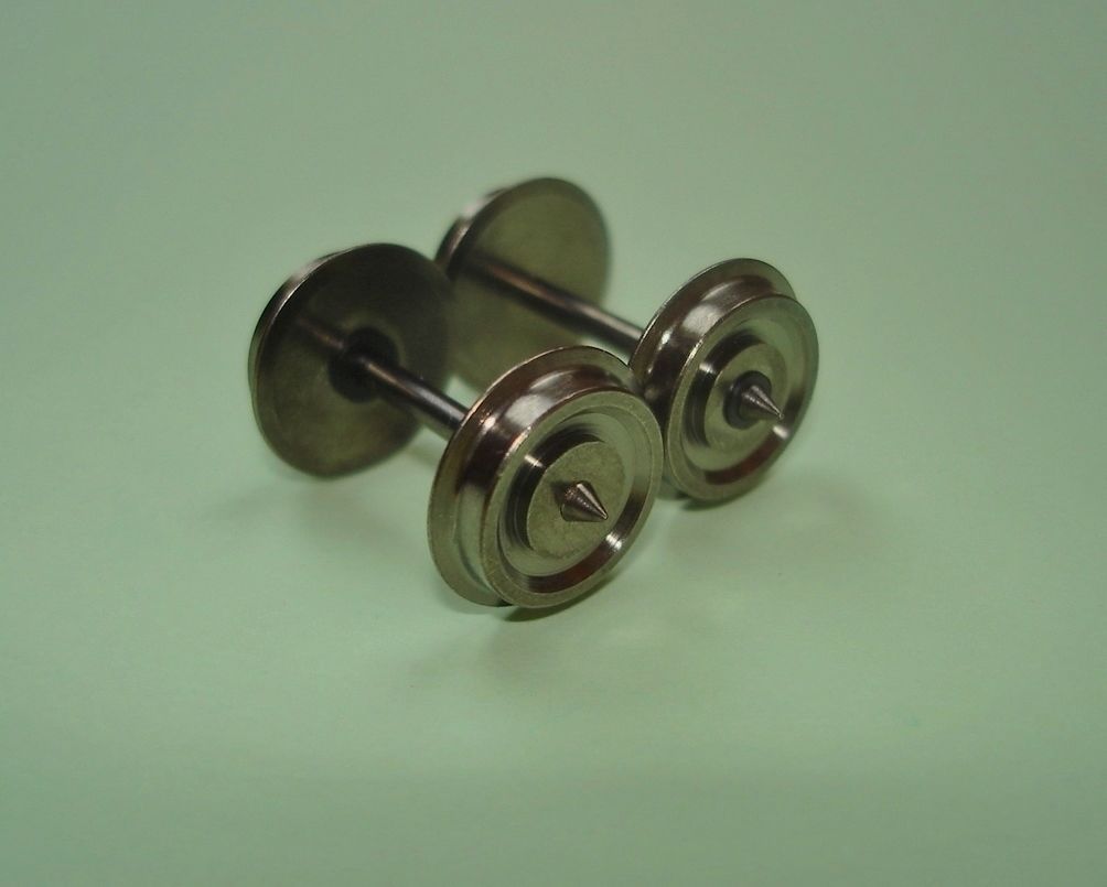 Hjulaxel, DC Enkelisolerad, 9mm (1st)