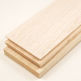 Balsaflak 12.0x100x1000mm