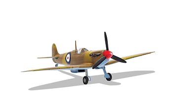 Supermarine Spitfire MKVC, set för nybörjare 1/72