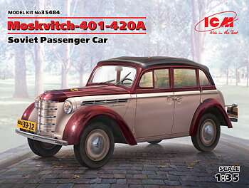 Moskvitch-401-420A – Sovjetisk Personbil 1/35