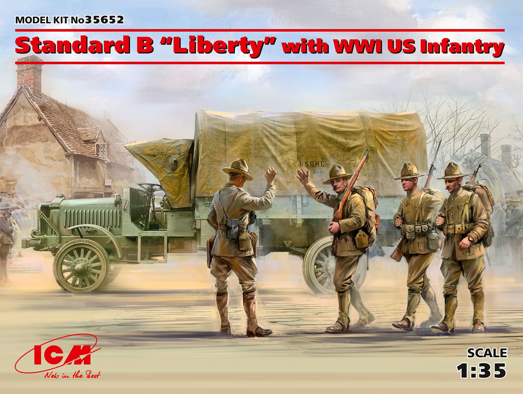 Standard B 'Liberty' inkl. figurer 1/35