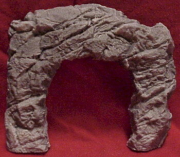 Blasted Rock Tunnel Portal Rough Square