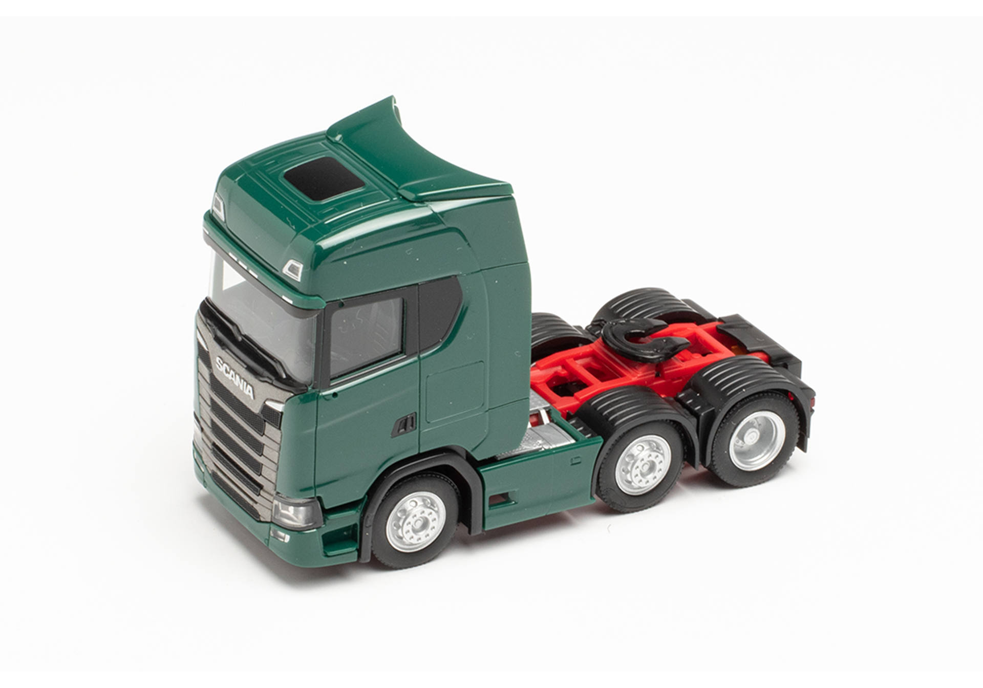 Scania CS 20 HD 6x2 dragbil, mossgrön - 2