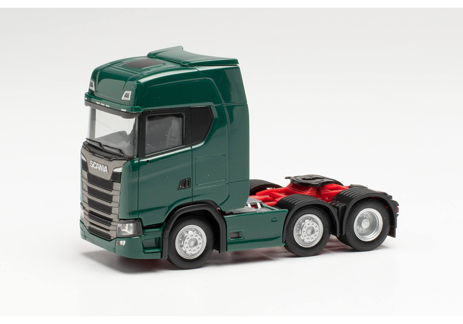 Scania CS 20 HD 6x2 dragbil, mossgrön