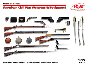 US Civil War, vapen & utrustning 1/35