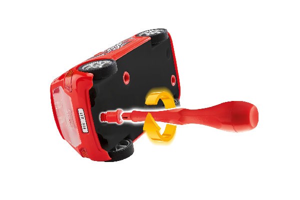 Rally car w/Pullback motor, red 1/20 - 4