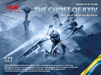 The Ghost of Kyiv MIG29 Ukrainian Air Force 1/72