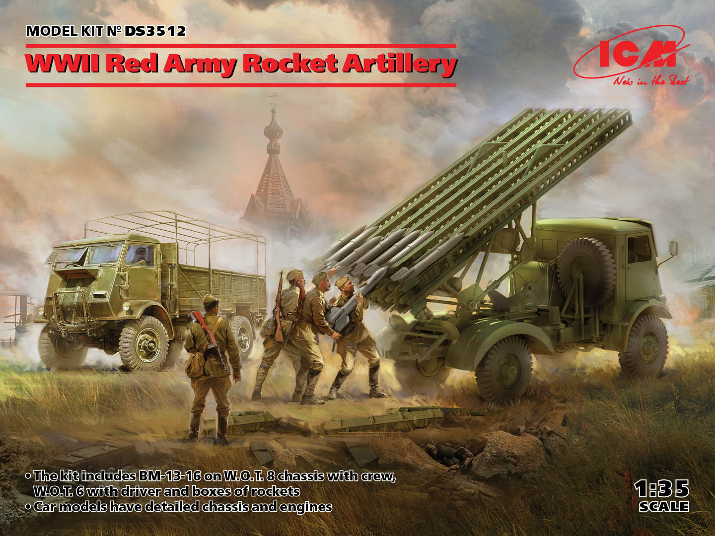 WWII Red Army Rocket Artillery 1/35