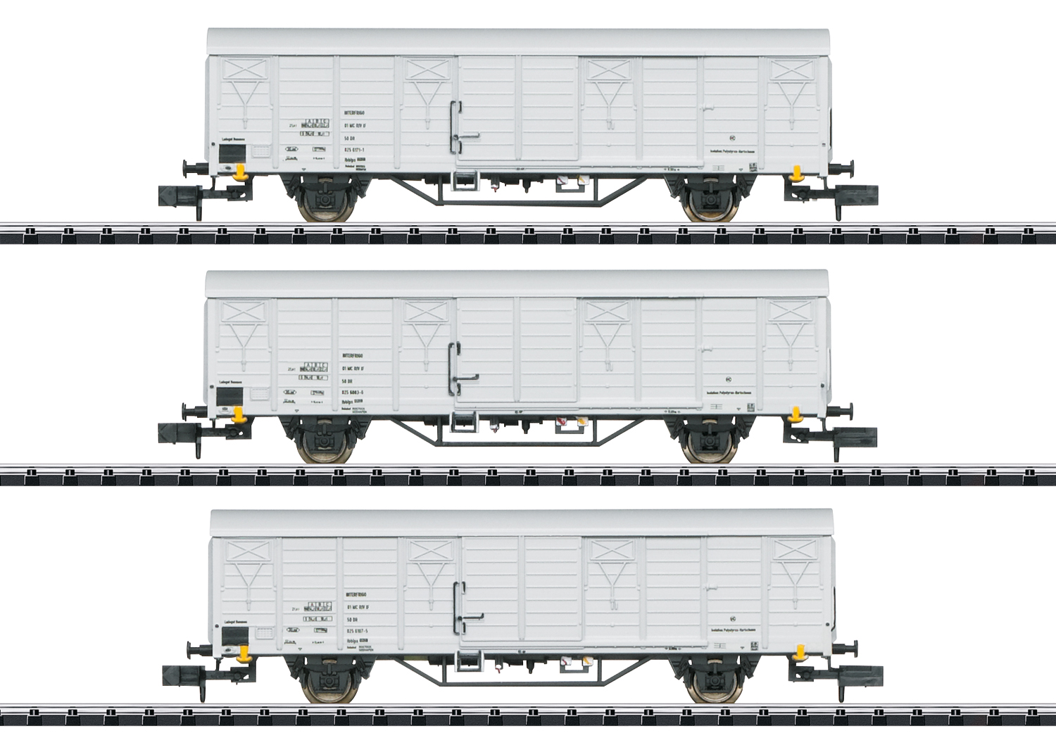 Refrigerated Train Freight Car Set