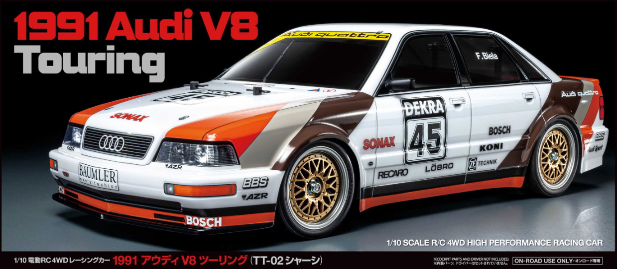 1991 Audi V8 Touring (TT-02) 1/10 - Habo Hobby