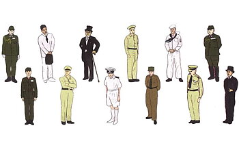 WWII US Military (96 fig.) 1/200