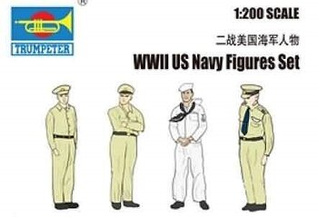 WWII US Navy Figures Set 1/200