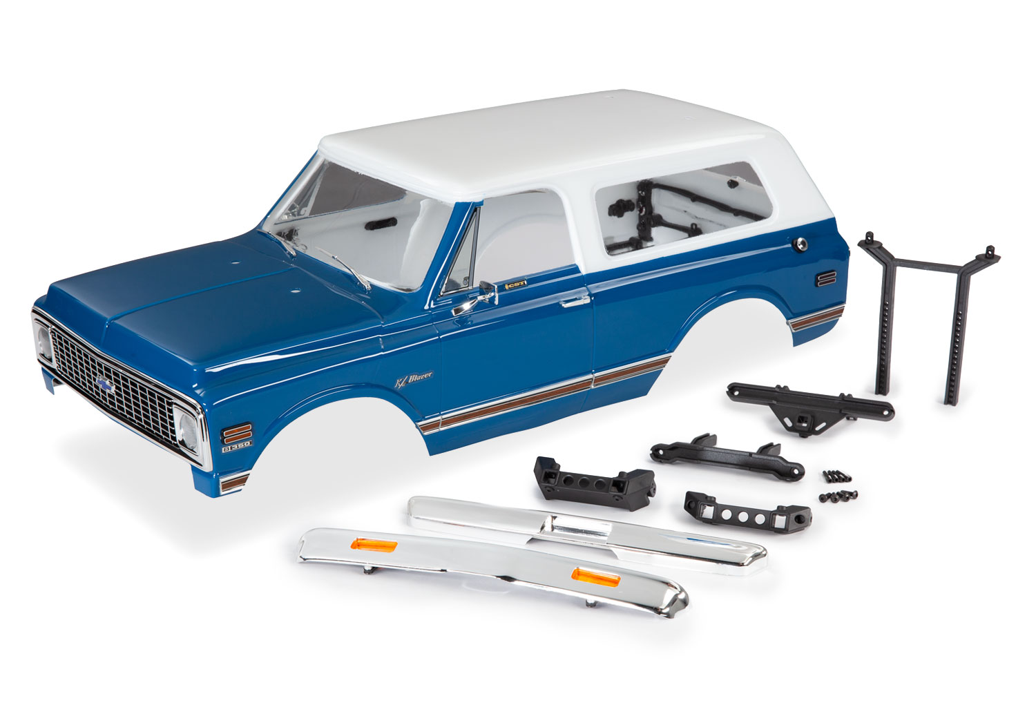 Kaross Chevy Blazer '72 Blå/Vit Komplett