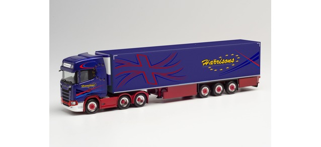Scania CS 20 HD kyltrailer 'Harrisons' (GB)