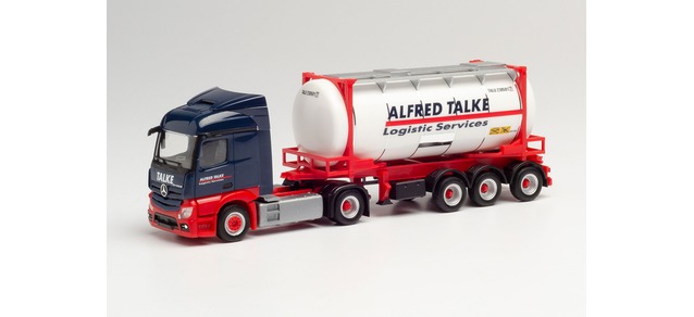 MB Actros Streamspace 2.3 cont. trailer 'Alfred Talke'